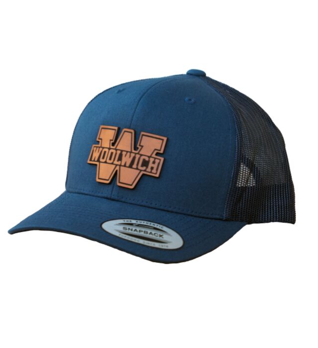 Woolwich Genuine Leather Patch Cap Thumbnail